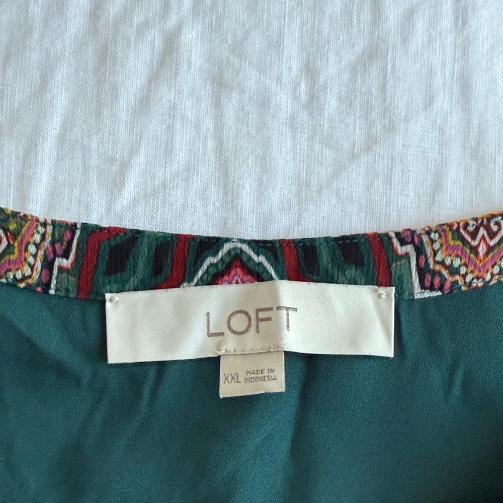 LOFT Multicolor Patterned Blouse - Picture 3 of 6